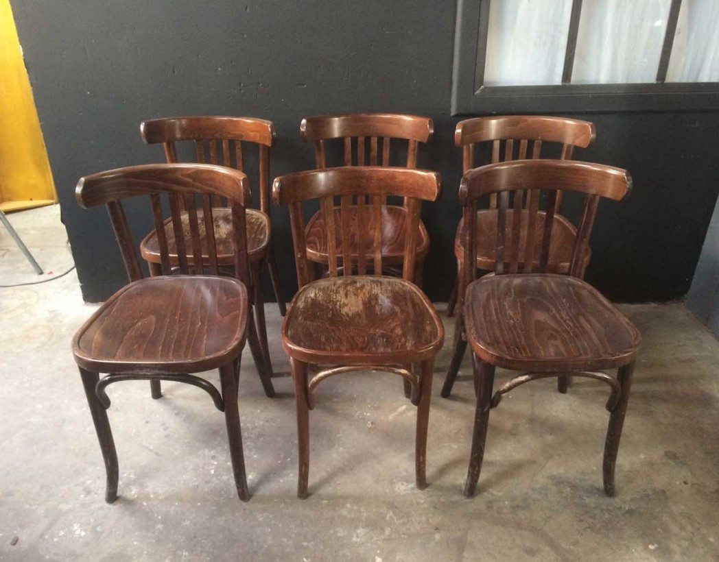 table et chaise bistrot ancienne