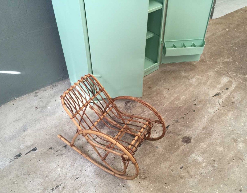 Armoire tolix couleur vert d'eau