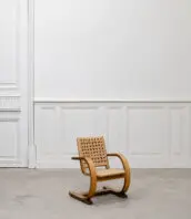 fauteuil demo audoux minet enfant cordage 5Francs 10 172x198 - Rare fauteuil de démonstration Audoux et Minet, taille enfant