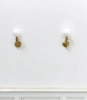 paire applique vintage laiton jansen 5Francs 1 bis 172x198 - Paire appliques murales vintage en laiton maison Jansen 1950