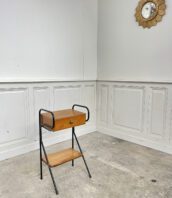 chevet jacques hitier vintage mobilier bois 5Francs 1 172x198 - Table de nuit vintage années 50 de Jacques Hitier