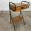 tables-de-nuit-jacques-hitier-vintage-bois-metal-structure-tubulaire-5francs-3