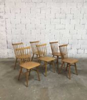 lot 10 chaises bistrot thon claire tapiovaara 5francs 1 172x198 - Ensemble de 6 chaises bistrot de marque THON style scandinave