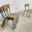 lot-30-chaise-ecole-mullca-verte-ancienne-5francs-4