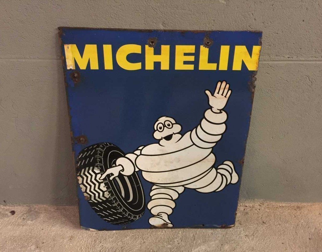 ancienne-plaque-michelin-emaillee-double-face-vintage-garage-5francs-5