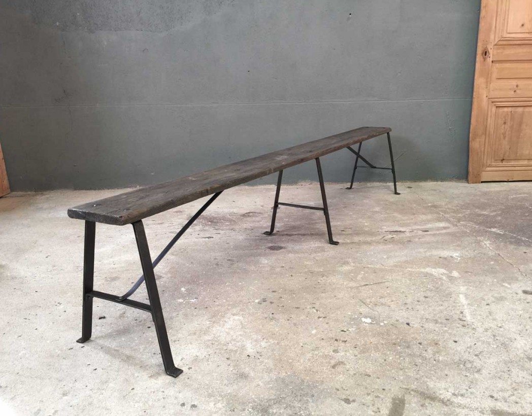 banc-ancien-bois-metal-rivete-jardin-5francs-2