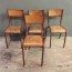ensemble-4-chaises-ecole-vintage-rouge-mullca-5francs-2