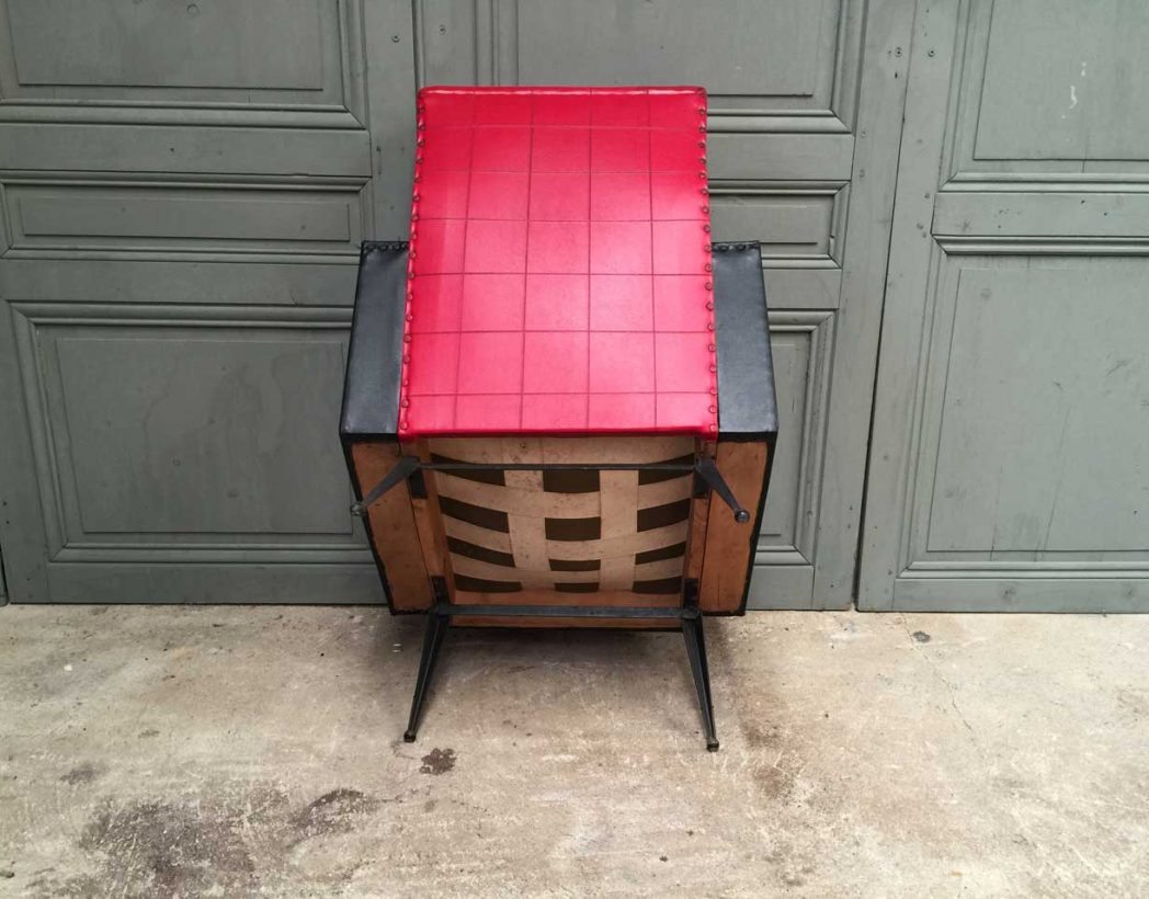 fauteuil-vintage-retro-rouge-et-noir-5francs-6