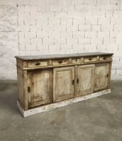 ancien buffet enfilade bois patine 5francs 1 172x198 - Ancienne enfilade en bois de magfasin avec portes coulissantes