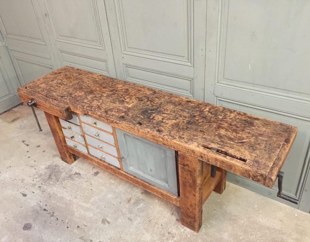 ancien-etabli-bois-menuisier-console-buffet-5francs-8