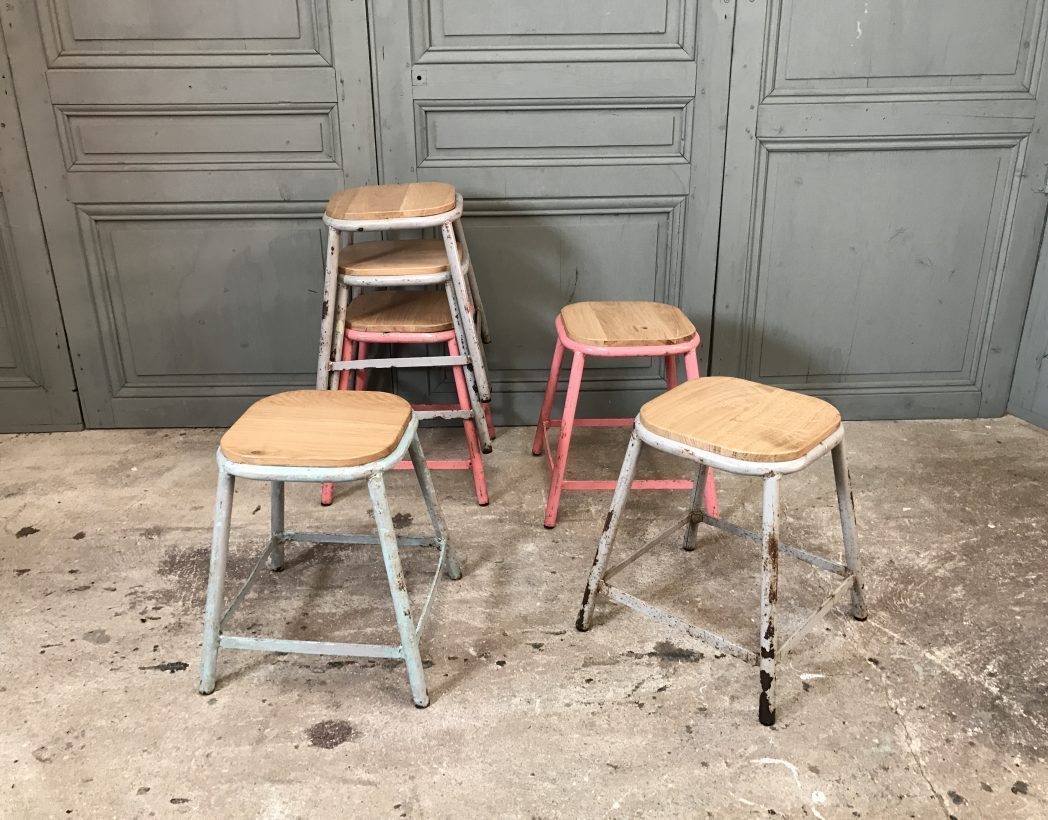 ensemble-tabouret-ecole-patine-5francs-2