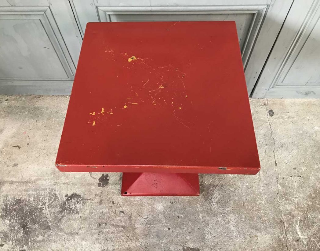 table-tolix-kub-rouge-vintage-5francs-5