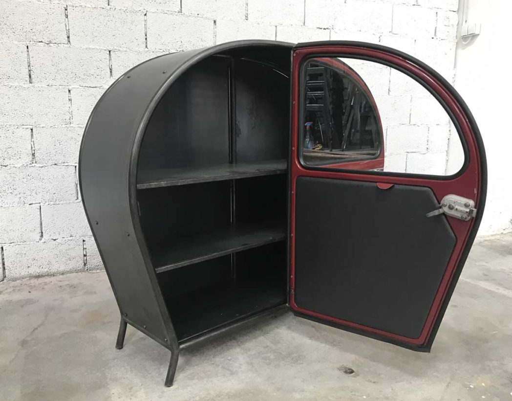 meuble-buffet-porte-2cv-citroen-bordeaux-vintage-retro-5francs-8