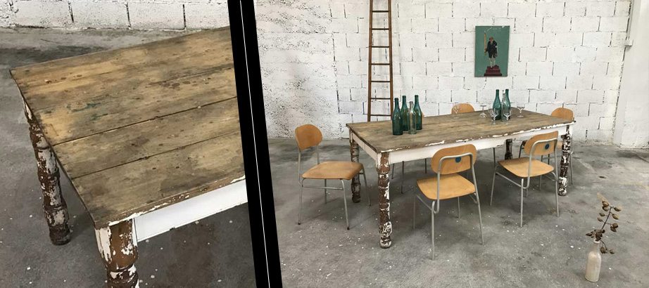 ancienne-table-de-ferme-chene-patine-5francs
