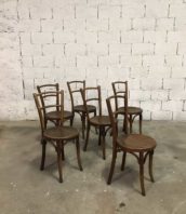 ensemble 6 chaises baumann assise ronde bistrot bar 5francs 1 172x198 - Ensemble de 6 chaises Baumann assise ronde 1930