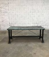 ancien etabli metal atelier pliable table industrielle 5francs 1 172x198 - Ancien établi d'usine pliable tout métal patine d'origine