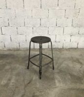 ancien tabouret nicolle atelier metal industriel 5francs 1 172x198 - Ancien tabouret d'atelier NiCOLLE patine d'origine en 60 cm