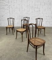 ensemble de 5 chaises de bistrot thonet wien modele 56 hauteur assise 47cm 5francs 1 172x198 - Ensemble de 5 chaises de bistrot Thonet WIEN modèle n°56