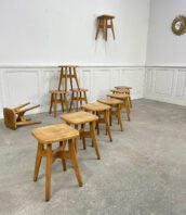 tabourets bois stella vintage hetre 5Francs 1 172x198 - Ensemble de tabourets Stella en hêtre