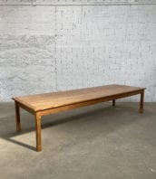 grande table ferme chene 350cm atelier 5francs 1 172x198 - Rare grande table de ferme en chêne massif époque 1900 de 350 cm