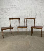 ensemble 5 tables de bistrot pieds tournes 5francs 1 172x198 - Ensemble de 5 tables de bistrot avec pieds tournés