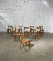 ensemble de 10 chaises de bistrot baumann assise mouchetees modele lille 5francs 1 172x198 - Ensemble 10 chaises bistrot Baumann assise mouchetées modèle "LILLE"