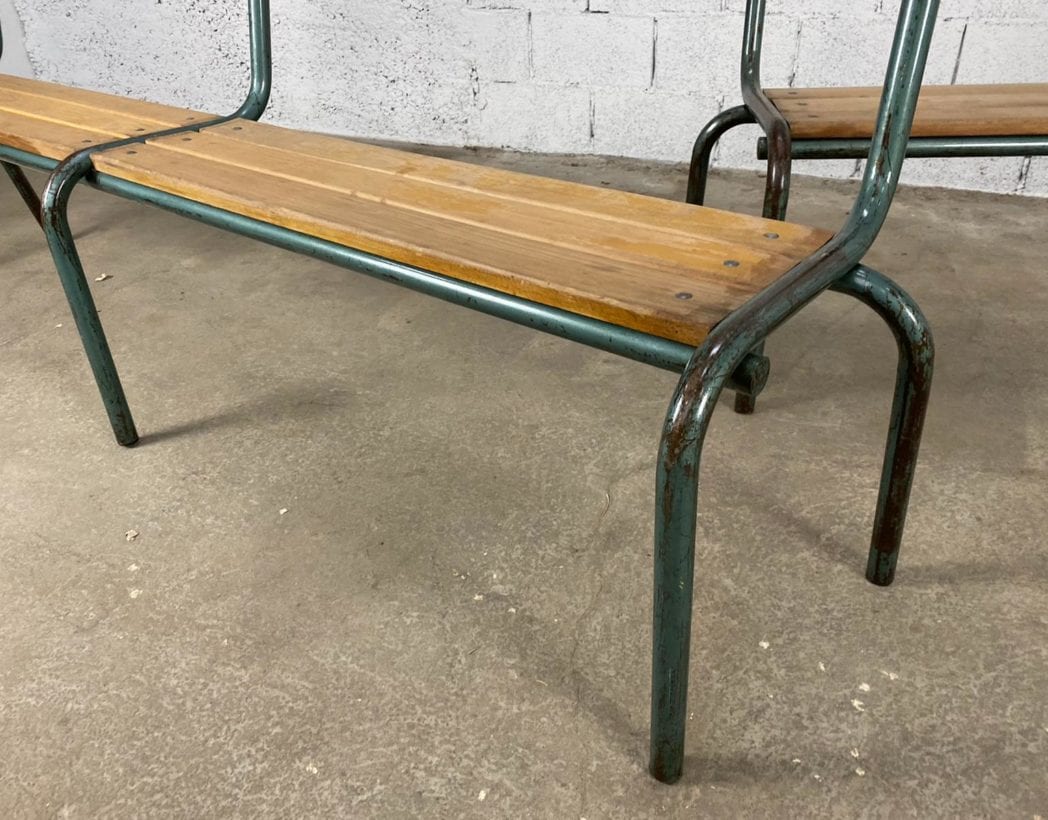 ancien-banc-ecole-dossier-bois-metal-patine-deco-vintage-retro-5francs-4