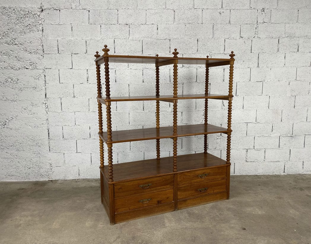 ancienne-etagere-passementerie-noyer-bois-tourné-vintage-5francs-3