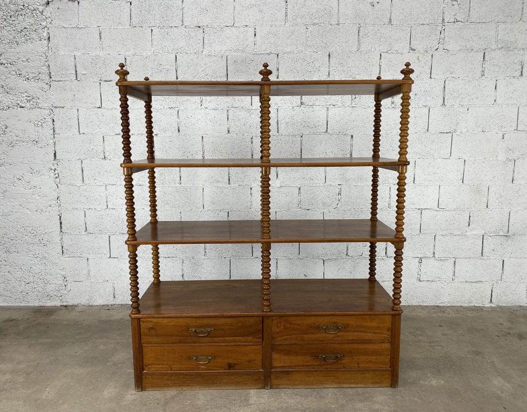 ancienne-etagere-passementerie-noyer-bois-tourné-vintage-5francs-7