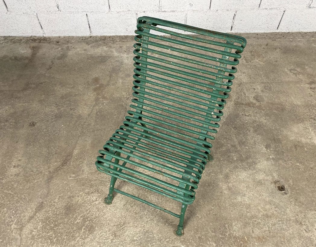 chaise-jardin-arras-fer-metal-pied-sabot-vintage-5francs-3