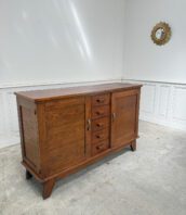 ancienne enfilade Rene Gabriel vintage 5Francs 2 172x198 - Petite enfilade pieds compas par René Gabriel