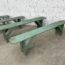 lot-anciens-bancs-ferme-patine-verte-deco-boheme-rustique-vintage-5francs-3