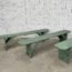 lot-anciens-bancs-ferme-patine-verte-deco-boheme-rustique-vintage-5francs-4