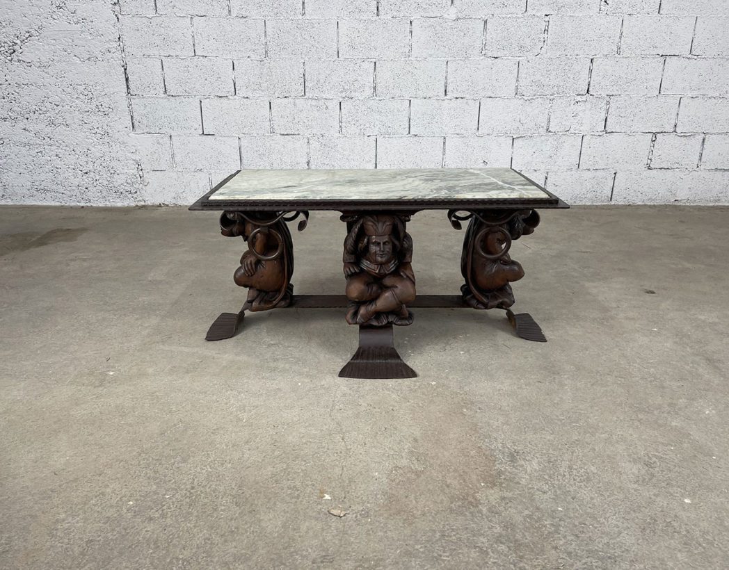 ancienne-table-basse-jean-maurice-rothschield-marbre-fer-vintage-neoclassique-5francs-2
