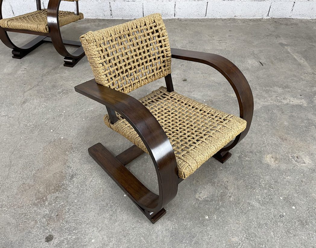 paire-fauteuils-design-audoux-minet-pour-vibo-epais-cordage-tresse-vintage-5francs-3