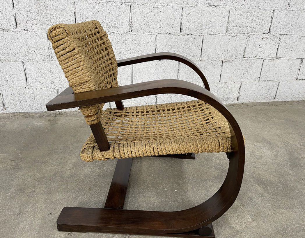 paire-fauteuils-design-audoux-minet-pour-vibo-epais-cordage-tresse-vintage-5francs-6