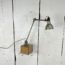 ancienne-lampre-gras-ravel-modele201-patine-verte-kaki-vintage-lampe-architecte-lampe-bureau-sur socle-bois-5francs-1