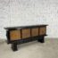 ancienne-enfilade-bois-brule-design-brutaliste-patine-noire-vintage-5francs-5