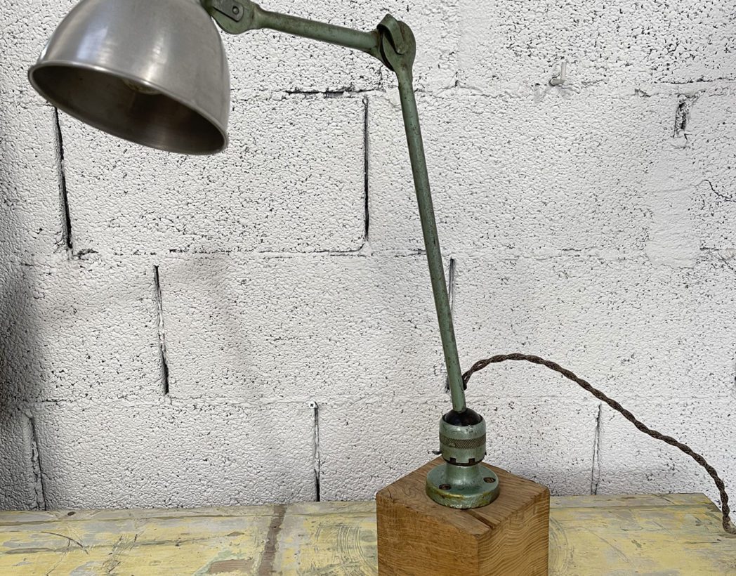 Lampe de bureau vintage années 60 dans le goût de Jean-Boris Lacroix