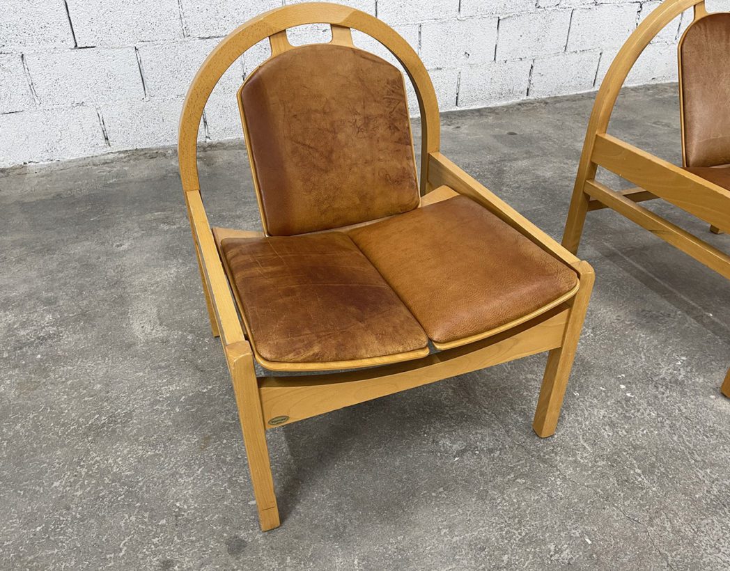 anciens-fauteuils-bas-baumann-hetre-cuir-vintage-5francs-3