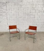 paire-ancien-fauteuil-vintage-cantilever S34-cuir-mart-stam-5francs-8
