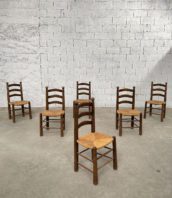 serie-six-anciennes-chaises-georges-robert-chene-paille-style-brutaliste-vintage-5francs-1