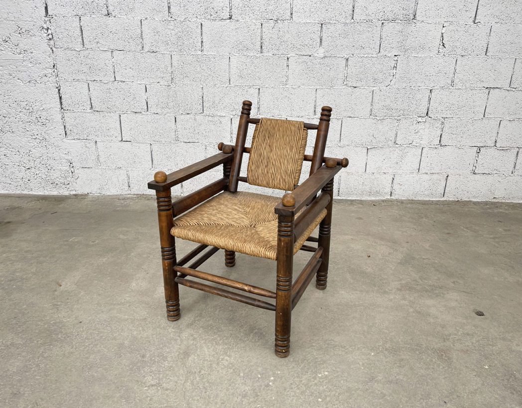 ancien-fauteuil-bois-paille-charles-dudouyt-vintage-5francs-2