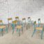 anciennes-chaises-ecole-stella-mullca-metal-bois-tubulaire-patine-bleu-electrique-deco-vintage-retro-5francs-2