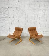set-deux-fauteuils-vintage-hove-mobler-design-norvegien-hêtre-cuir-5francs-1