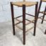 set-4-anciens-tabourets-hauts-de-bar-paille-charlotte-perriand-vintage-5francs-3 - Copie