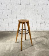 ancien-tabouret-haut-bois-stella-style-jean-prouve-vintage-5francs-