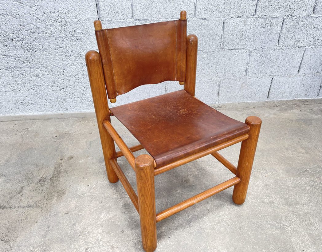 set-trois-fauteuils--vintage-knud-friis-scandinave-cuir-pin-5francs-4