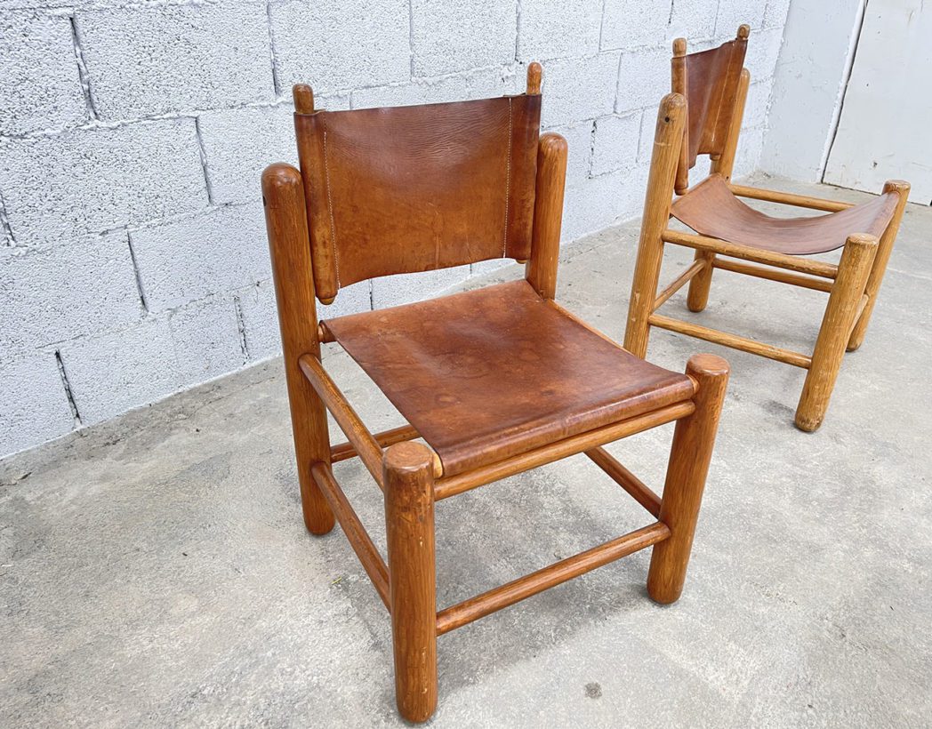 set-trois-fauteuils--vintage-knud-friis-scandinave-cuir-pin-5francs-5