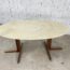 ancienne-table-à-manger-ovale-esprit-knoll-plateau-marbre-bois-mobilier-vintage-5francs-5